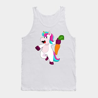 Unicorn with Carrot Tank Top